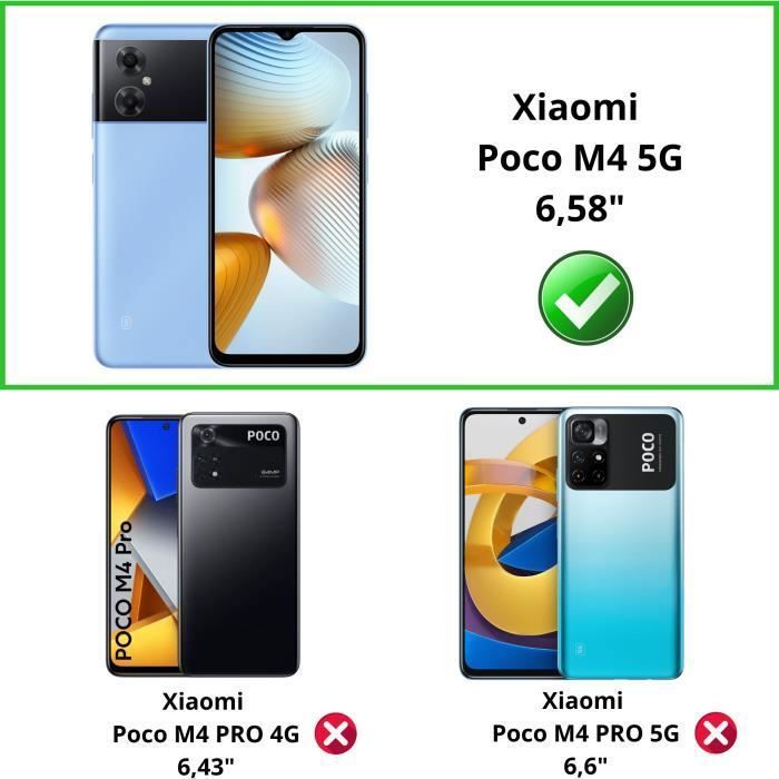 Films Verre Trempé pour Xiaomi Poco M4 5G [Pack 4] Vitre Protection Ecran Phonillico®
