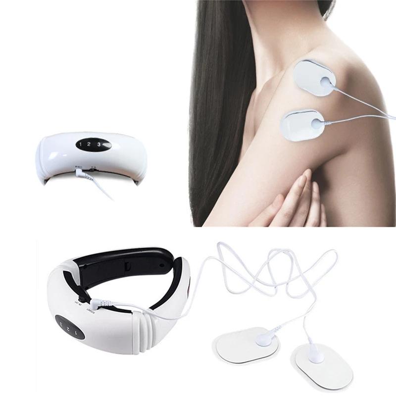 Electric Pulse Back and Neck Massager Infrared Heating Pain Relief Health Care Relaxation Multifunctional Massager