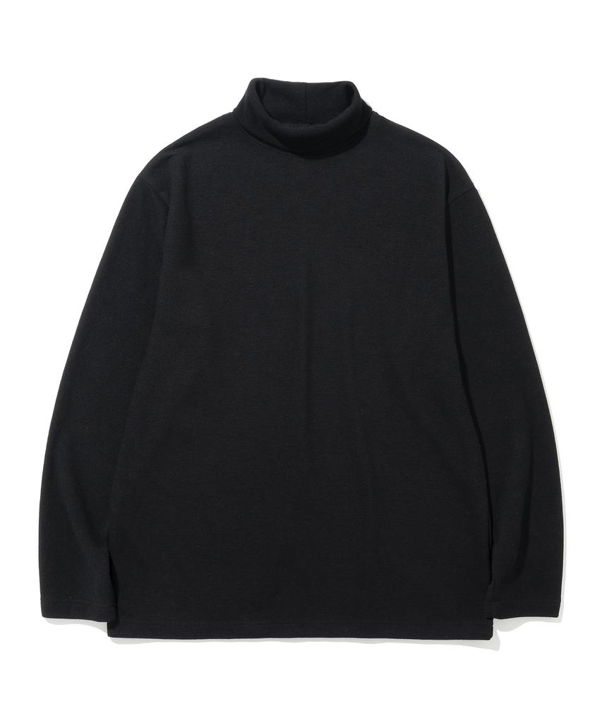 KNITTED Turtleneck Long Sleeve Knit Black