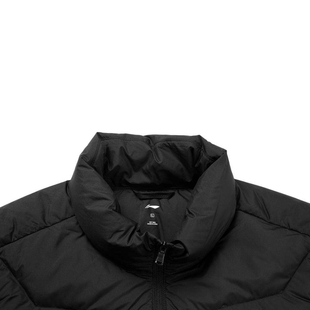 Li Ning Серия Фитнес Жилет пуховый с воротником-стойкой и логотипом, простроченный, мужской AMRV037-3