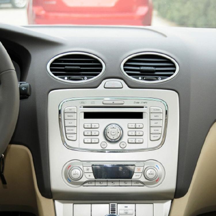 Air Conditioning Trim Outlet Decoration Vent Trim Circle Sticker for Automotive Stylish, Car Styling Visual Appeal 4pcs