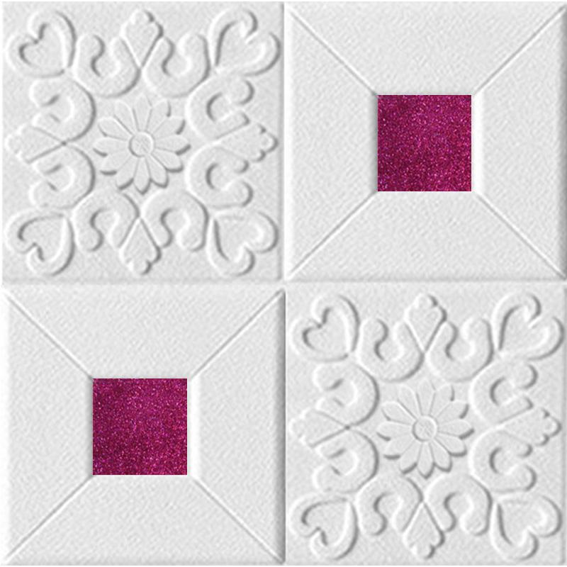 35*35 см 3D наклейки на стену, потолочная панель, декор на крышу, водонепроницаемые самоклеящиеся пенопластовые обои для гостиной, кухни, ТВ-фон