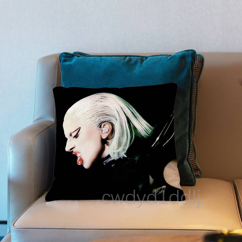LLady Gaga MMayhem Pillow Case Cover Square Sofa With For Pattern Comfortable Cushion suitable Of Room