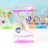 Moving Drip Oil Kids Toy Hourglass Liquid Bubble Timer Home Office Desk Decor