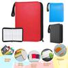 Держатель для карточек Game Collection Binder с большой вместимостью и несколькими отделениями, компактный дизайн, портативный органайзер для игровых карт с застежкой-молнией