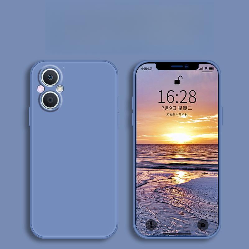 Подходит для чехла для мобильного телефона Oppoa96, защитный чехол, жидкий мягкий силикон, полностью закрывающий противоударный чехол для мужчин и женщин