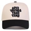 Baseball Stitching Embroidered Time Take Things Good Neutral Gender Women  Men For Caps Spring Autumn Outdoor Adjustable Casual Hats Sunscreen Hat