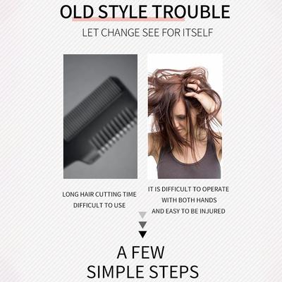 Машинка для стрижки волос для домашнего использования, электрический триммер для секущихся кончиков, аккумуляторный многофункциональный инструмент.