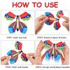 1-10Pcs Magic Flying Butterfly Fairy Flying Toys Wind Up Rubber Band Powered Butterfly Toys Decoration For Surprise Gift Party