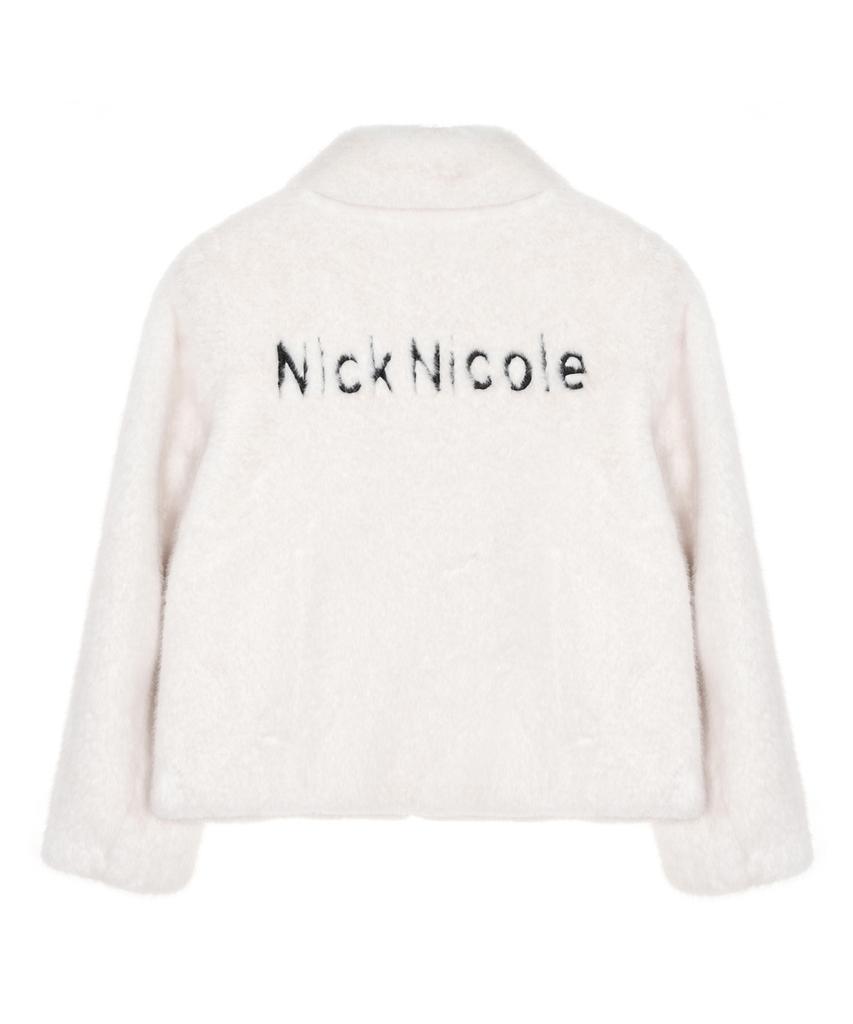 Nick&Nicole Premium Soft Glow Fur Jacket_Cream