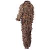 Коричневый дикий камуфляжный костюм Ghillie 3D Leaf Куртки и штаны Комплект одежды для охоты