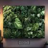 2D Lush Green Foliage Backdrop Photography Background Banner