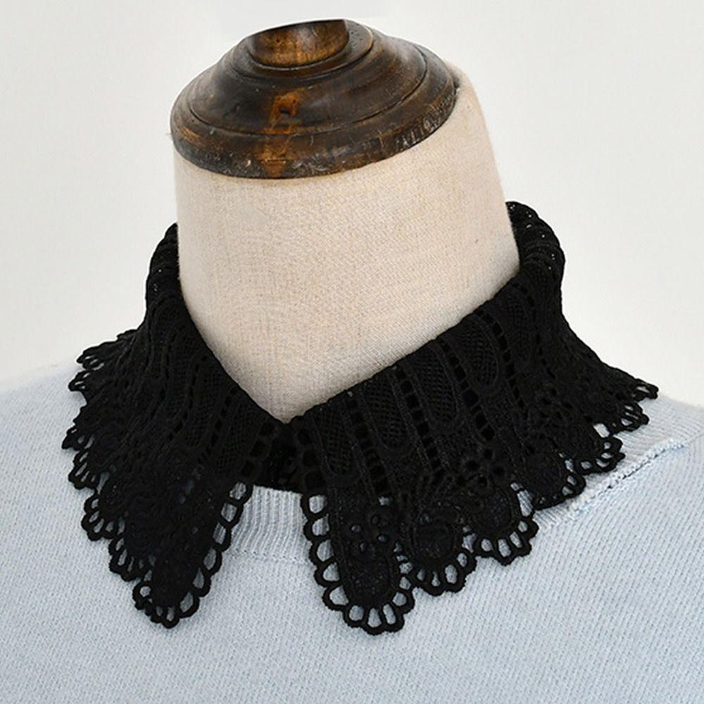 Lace Detachable False Collar DIY Shawl Wrap Adjust Clothes Adjust Clothes Women Girls