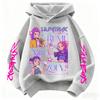 Детские Худи KPop Охотники на Демонов топы Мальчик Девочка Пальто Повседневный Малыш Худи белый розовый ребенок Весна Осень