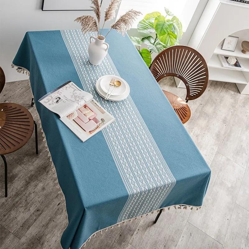 Скатерть Art Fresh Nordic Простая легкая роскошная прямоугольная утолщенная скатерть Чайная скатерть