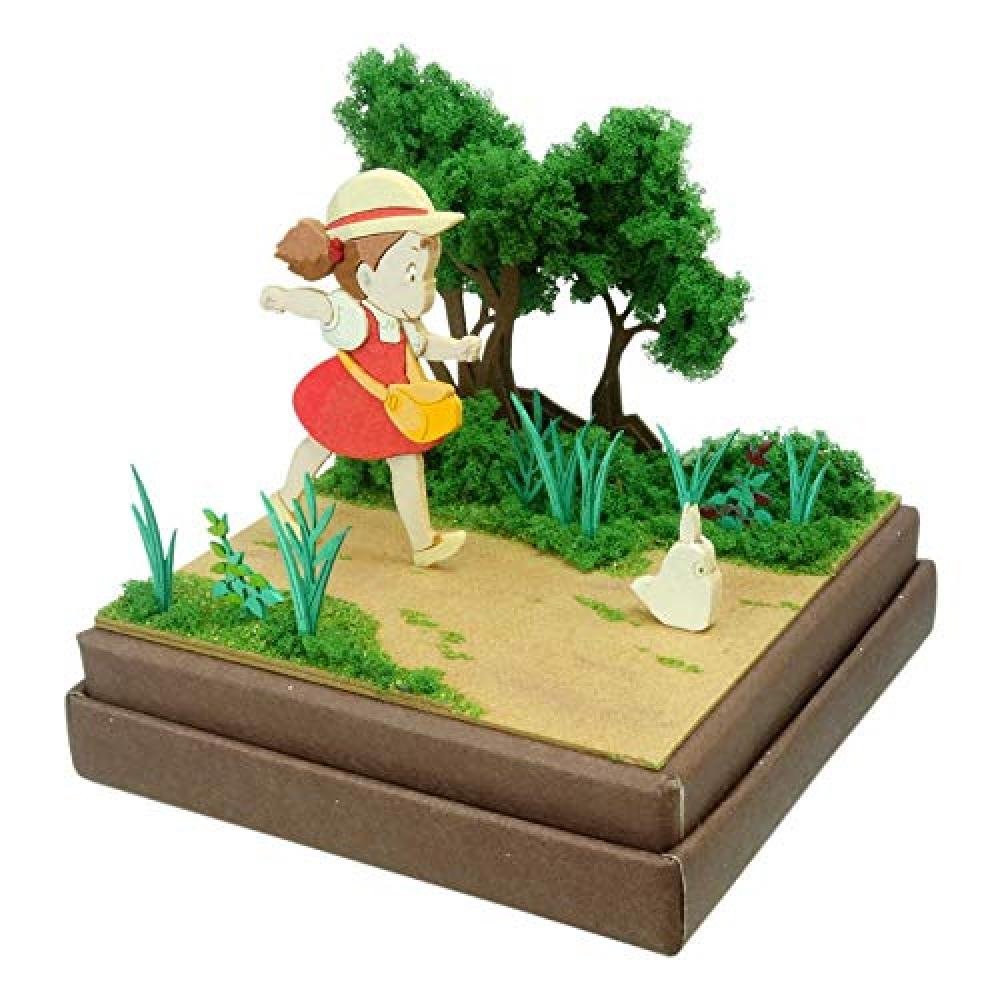Sankei Studio Ghibli mini Мой сосед Тоторо Токотоко Мэй и маленький Тоторо Поделка из бумаги MP07-97