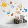Солнечная система мультфильм настенная наклейка для детей