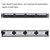 24-портовый монтируемый патч-панель для данных Высокоскоростной CAT6 CAT 6 Стойка для сетевых кабелей