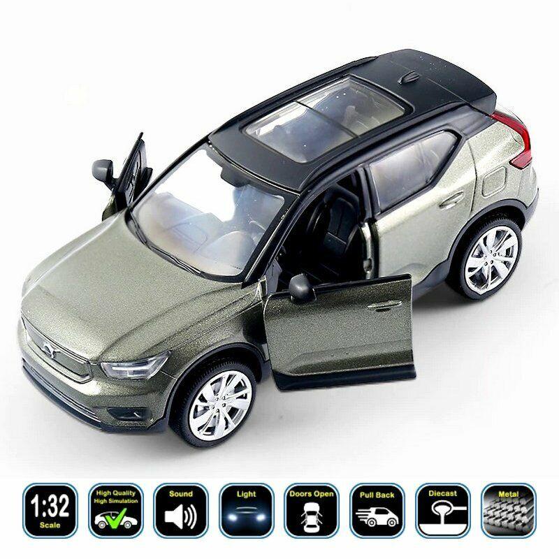 1/32 сплав Volvo XC40 внедорожник внедорожный литой под давлением модель игрушечных машинок звук свет откатной автомобиль игрушечные лошадки