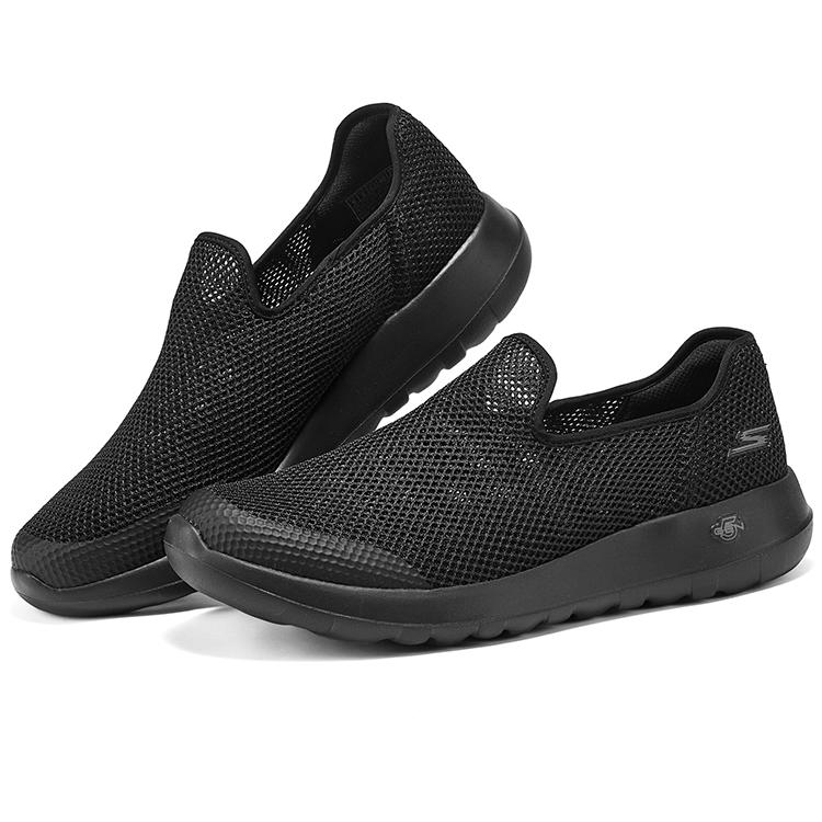 Skechers Go Walk Max Удобные Универсальные Низкие Повседневные Кроссовки Мужские Черный 216700-BBK