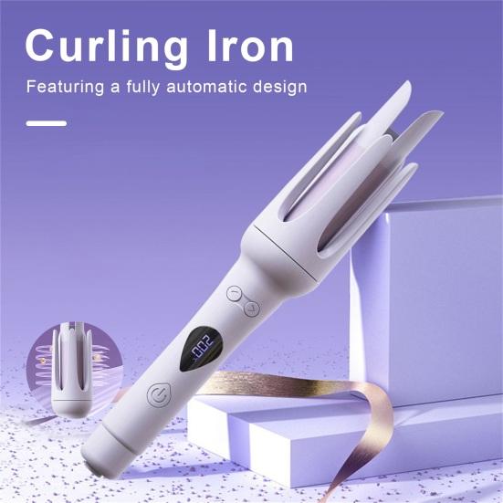 Automatic Curling Iron 7 Temperature Adjustable Fast Heating 32MM Hair Curler Negative Ions Ceramic Electric