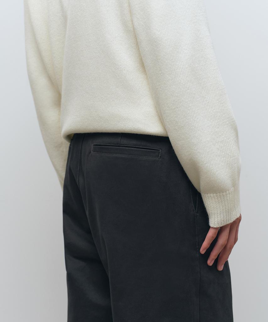MUSINSA STANDARD Brushed Regular Fit Chino Pants [Dark Grey]