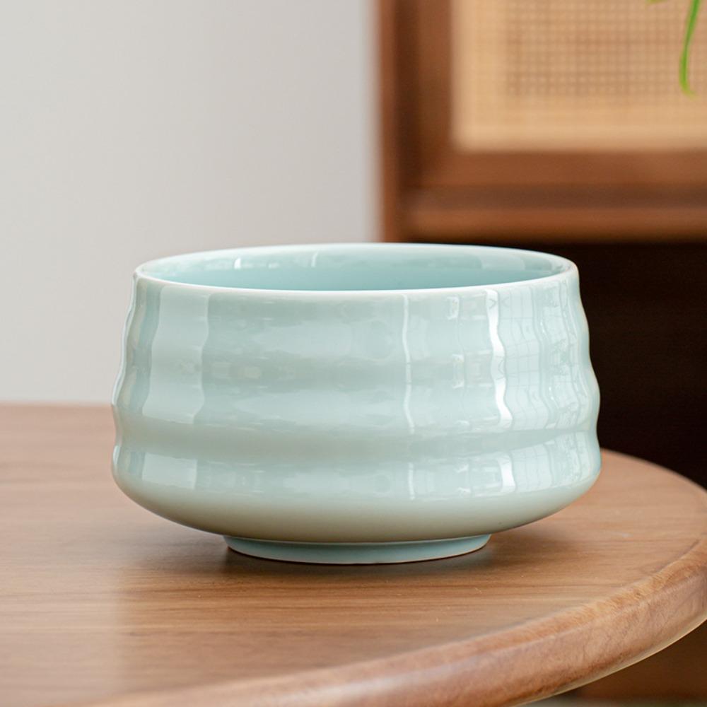 Большая чаша для матча, гладкая чашка для приготовления зеленого чая, инструмент для чайной церемонии для аксессуаров для чайного набора