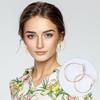96 шт. Кольца для сережек для изготовления украшений Гипоаллергенный сплав Круглые кольца для бусин Набор для изготовления сережек для женщин Поделки своими руками