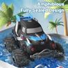 Remote Control Stunt Car, 2.4 GHz 4WD Dual-Side Driving Amphibious Off-Road Vehicle All Terrain