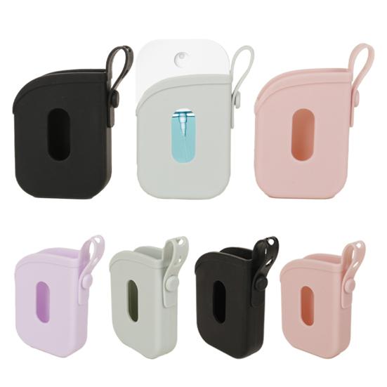 Силиконовый чехол для дезинфицирующего средства для рук, защитный флакон-спрей, ударопрочный защитный чехол с брелком