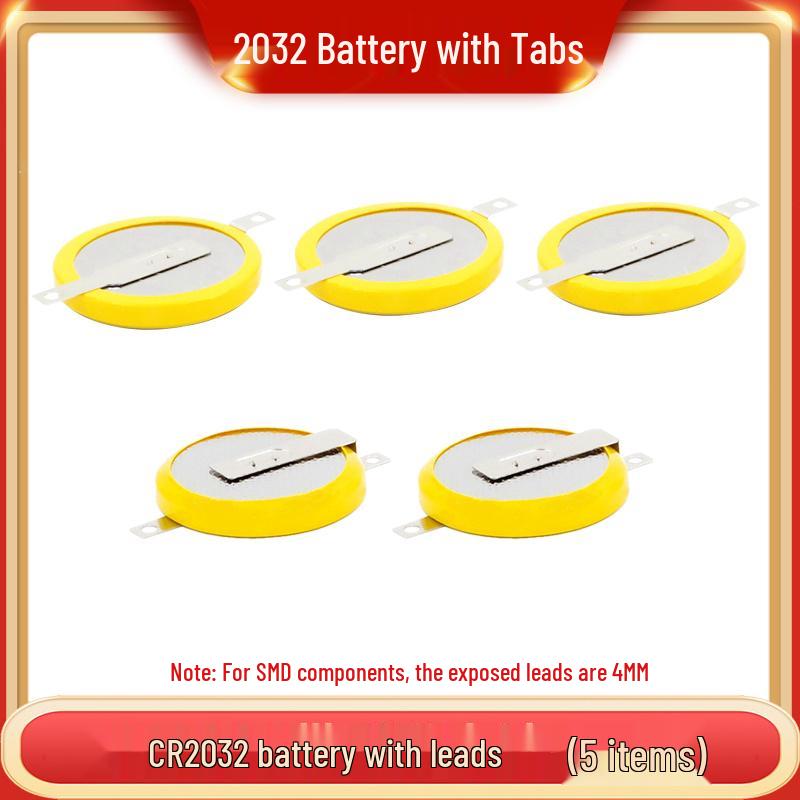 3V Coin Battery Holder for CR2032, CR1220, CR1632, CR2450 - Spring Contact SMD Connector