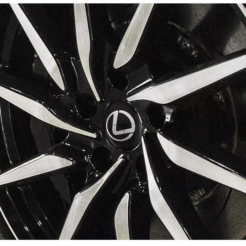 Для Lexus 4 шт. 56 мм Стиль автомобиля Колпачки центральных ступиц колес Накладка на диск Значок Эмблема Наклейка RX350 IS250 CT200h ES250 ES300h NX300h