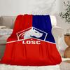Losc Football Crest Portable Blanket/Soft Blanket Bedding Blanket Suitable for Travel Camping Living Rooms Offices Sofas Fan Gifts