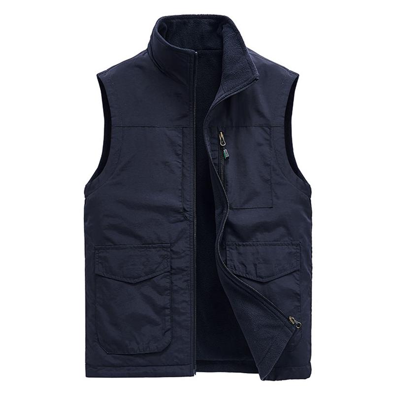 Открытый плюшевый инструмент для бизнеса, повседневный мужской жилет, камзол