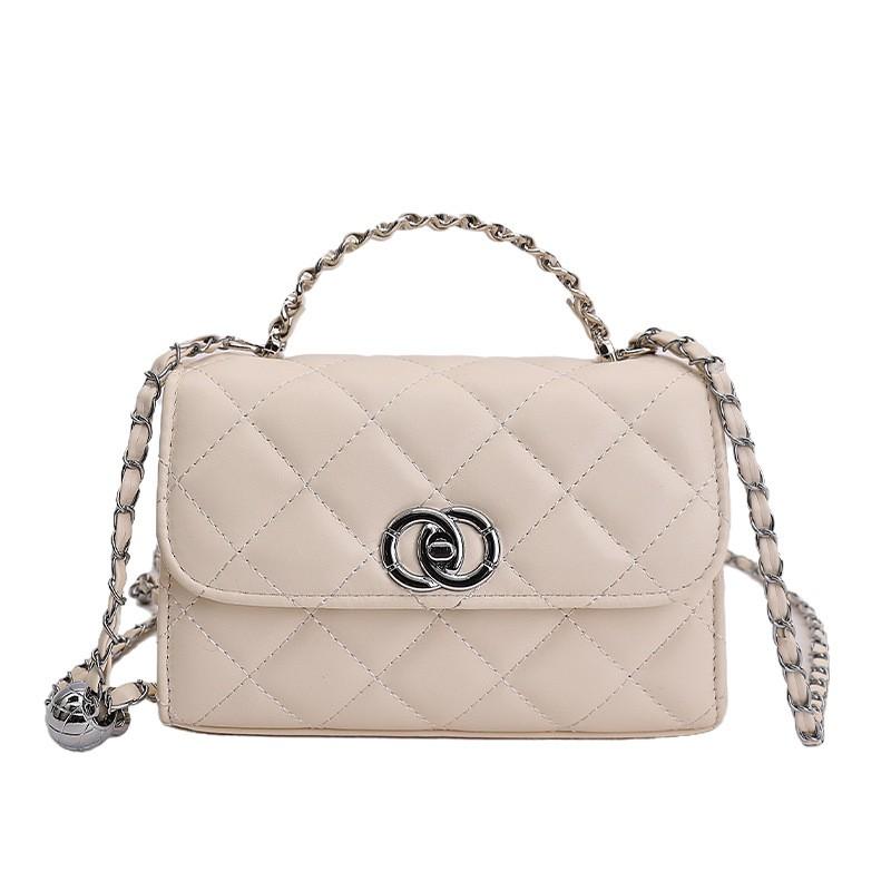 Chic Quilted Chain Crossbody Bag 2026 Fashion Small Square Shoulder