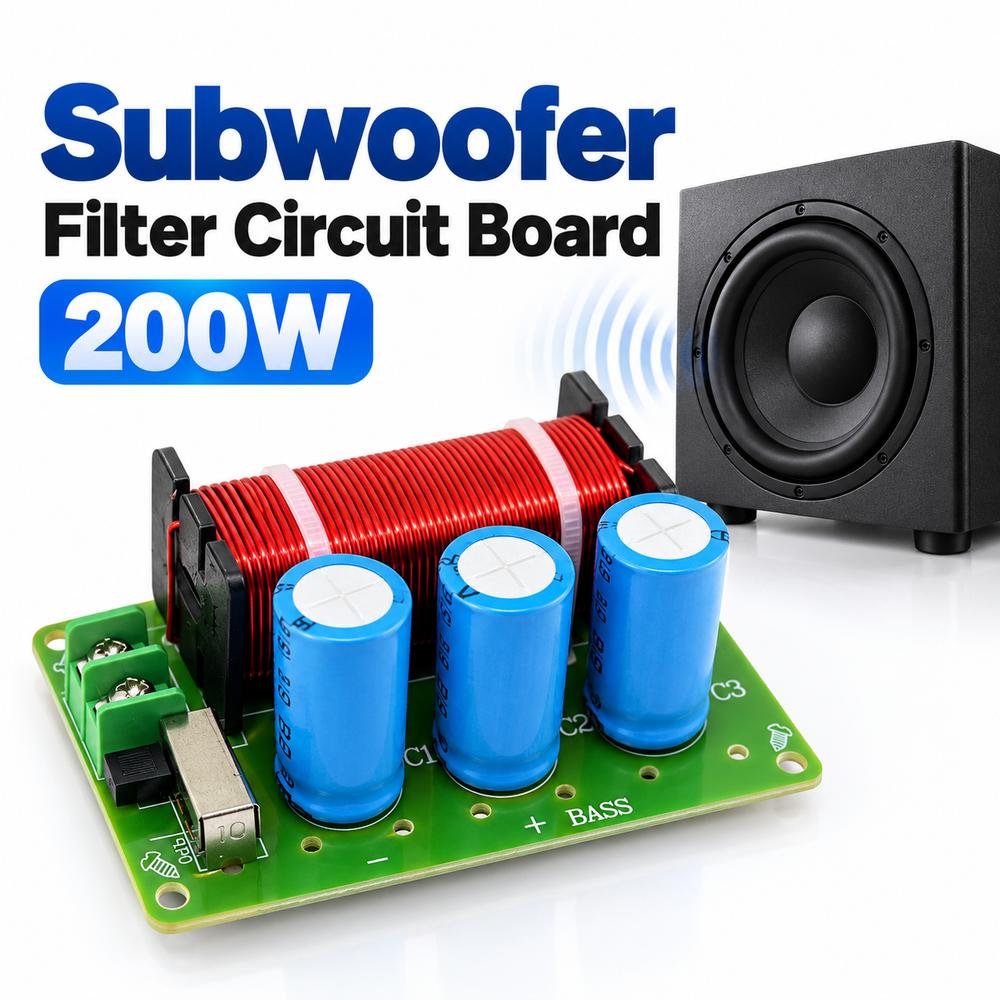 1Pcs Random Color Subwoofer Frequency Divider Subwoofer Crossover Board  for Audio Video Equipment