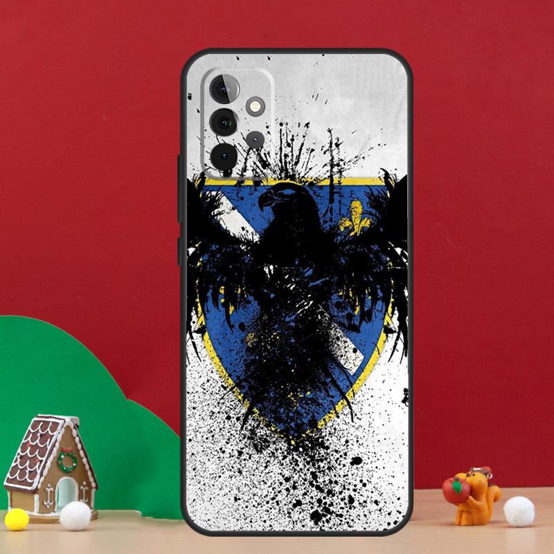 Чехол с флагом Боснии для Samsung Galaxy A36 A56 A06 A13 A53 A32 A12 A22 A52 A35 A17 A16 A55 A15 A54 A34 A14