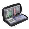 Micro SD XD Card Case Protector Holder Wallet Black 22 Slots SDHC MMC CF Micro SD Memory Card Storage Carrying Zipper Pouch Case