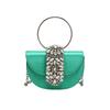 Женские кристальные яркие атласные сумки Night Diamonds Clutch Ring Bags Сумка через плечо Diamond Designer Luxury Wedding Party