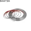 Universal 6mm 15mm Car Chrome 18mm 22mm Decoration Styling Moulding Trim Strip