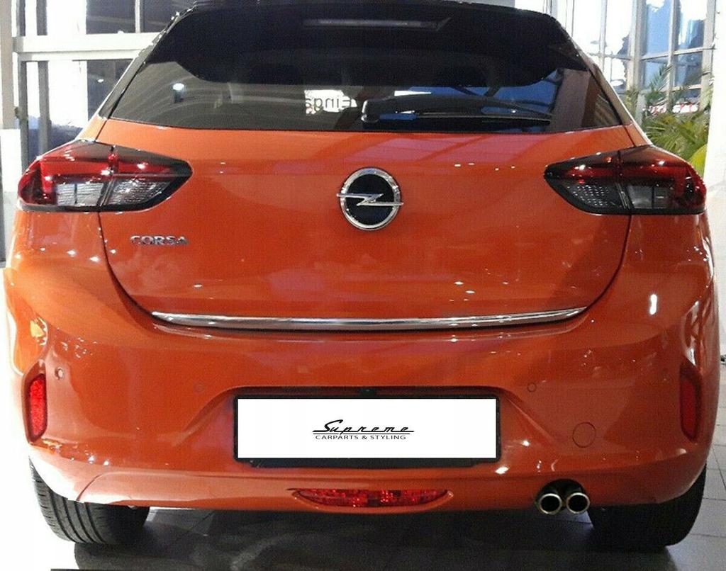 Opel CORSA F 2019+ CHROME Tailgate Trim Tuning