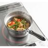 Yoshikawa Overflow Resistant Saucepan, 16cm, 2.1L, with Lid and Draining Function, Kurumentei, Tsubame-Sanjo, Made in Japan, SJ3199