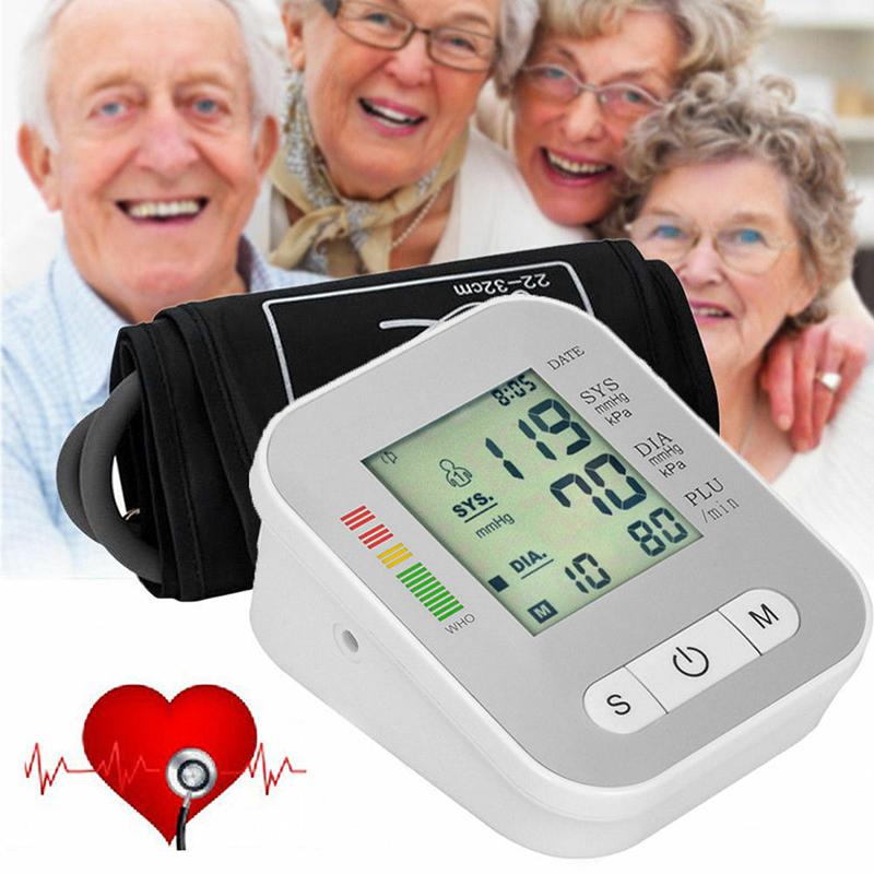 Цифровая автоматическая электронная умная машина для измерения артериального давления, манжета на плечо
