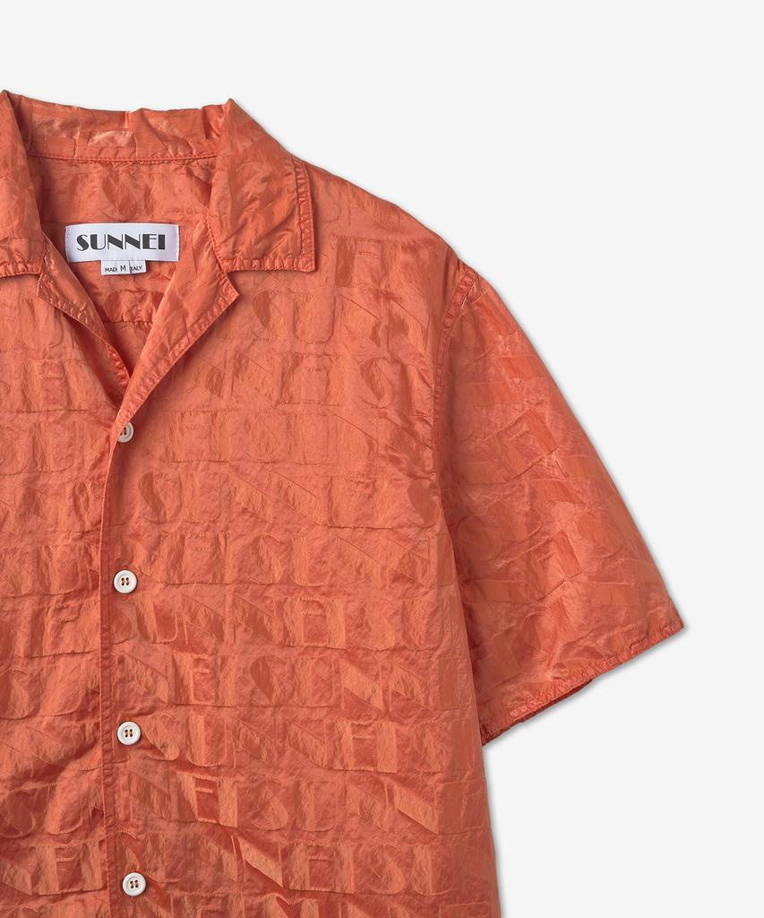 SUNNEI Regular Short Sleeve Shirt - Bright Orange / Crtwmshr012Nyl0237434