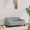 VidaXL Dog Bed Light Grey 70x45x30 Cm Velvet 171883