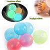 4/8/12/24Pcs Luminous Sticky Ball Glow-in-the-dark Wall Ceiling Sticky Ball TPR Anxiety Relief Stress Ball Fidget Toy Stocking Stuffer Gift
