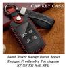 Кожаный чехол для дистанционного ключа автомобиля, держатель для Land Rover Range Rover Sport Evoque Freelander, Jaguar XF XJ XE XJL XFL