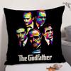 Classic Movie GGodfather Cushion Cover Natural Linen Organic Fabric DoubleSided Printing Sofa Home Decor Gift Pillow Case