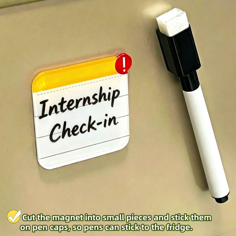 Fridge Memo Magnet Magnetic Memo Board Erasable Refrigerator Note Board Dry Erase Note Board