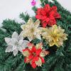 Delicate Christmas Fake Flower Double-layer Vibrant Color Festival Prop